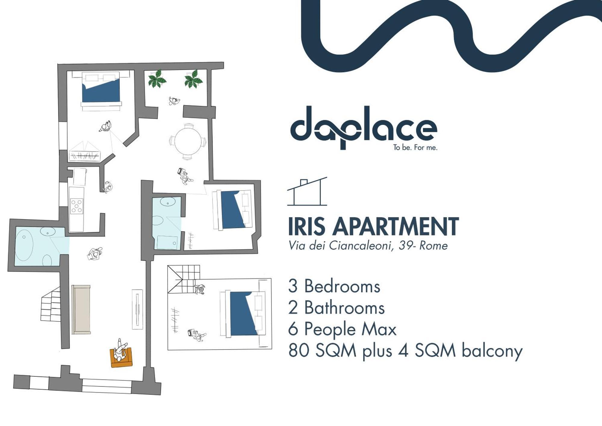 Daplace - Iris Apartment ローマ エクステリア 写真
